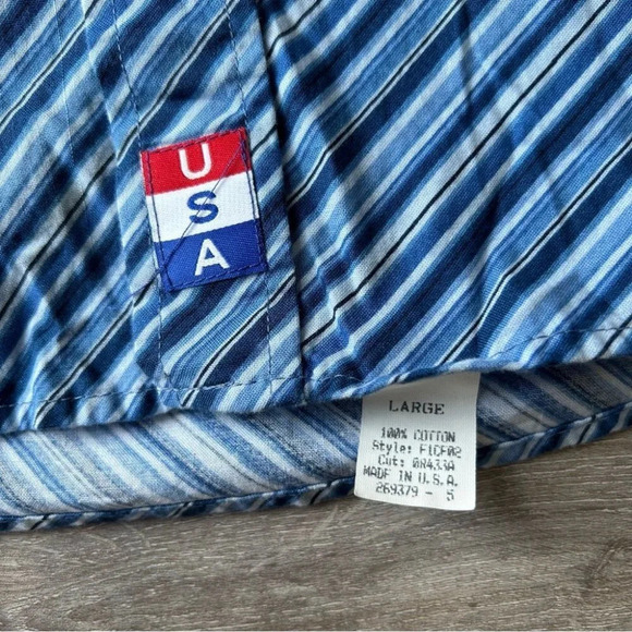 Vintage DC Cowboy Equipment Striped Western Shirt - Picture 6 of 12
